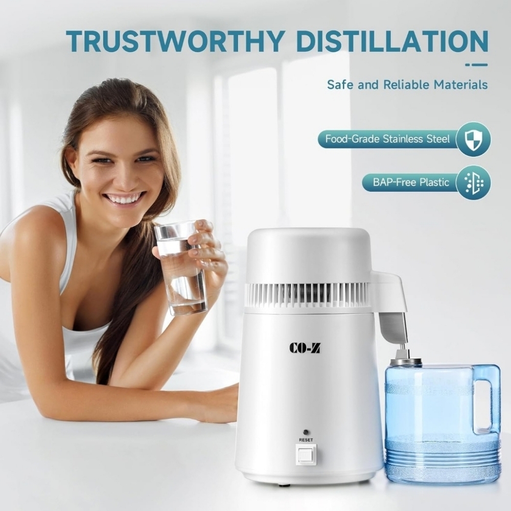 CO-Z Water Distiller with Blue Container